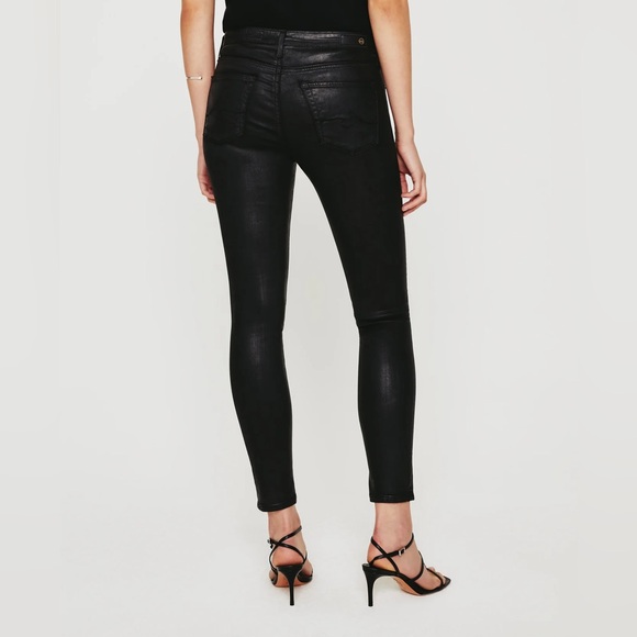 AG Leatherette The Legging Skinny Jeans - Picture 3 of 13